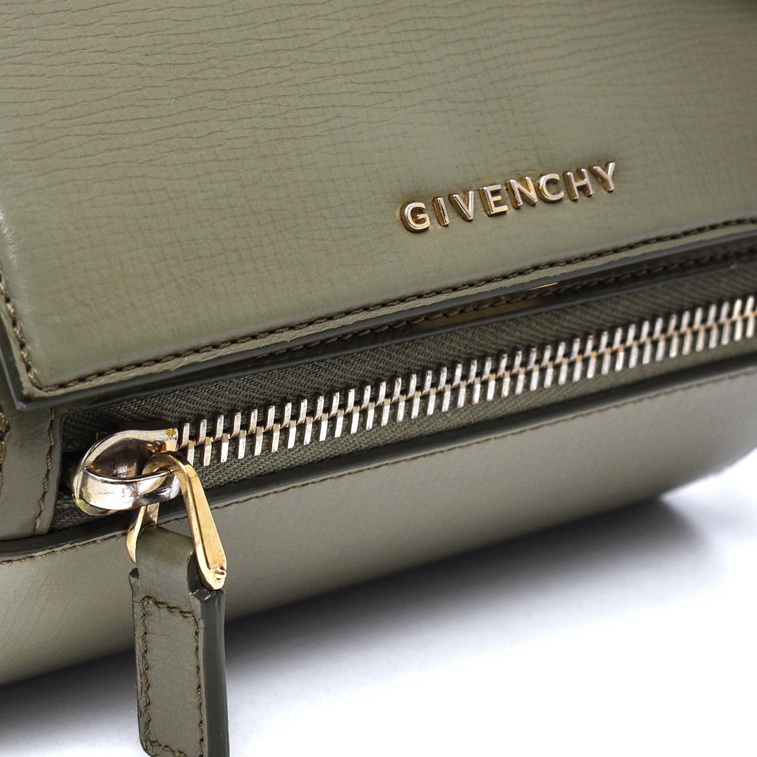 Givenchy - Nile Green Leather Small Pandora Bag